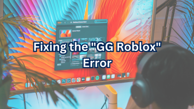 Fixing the "GG Roblox" Error